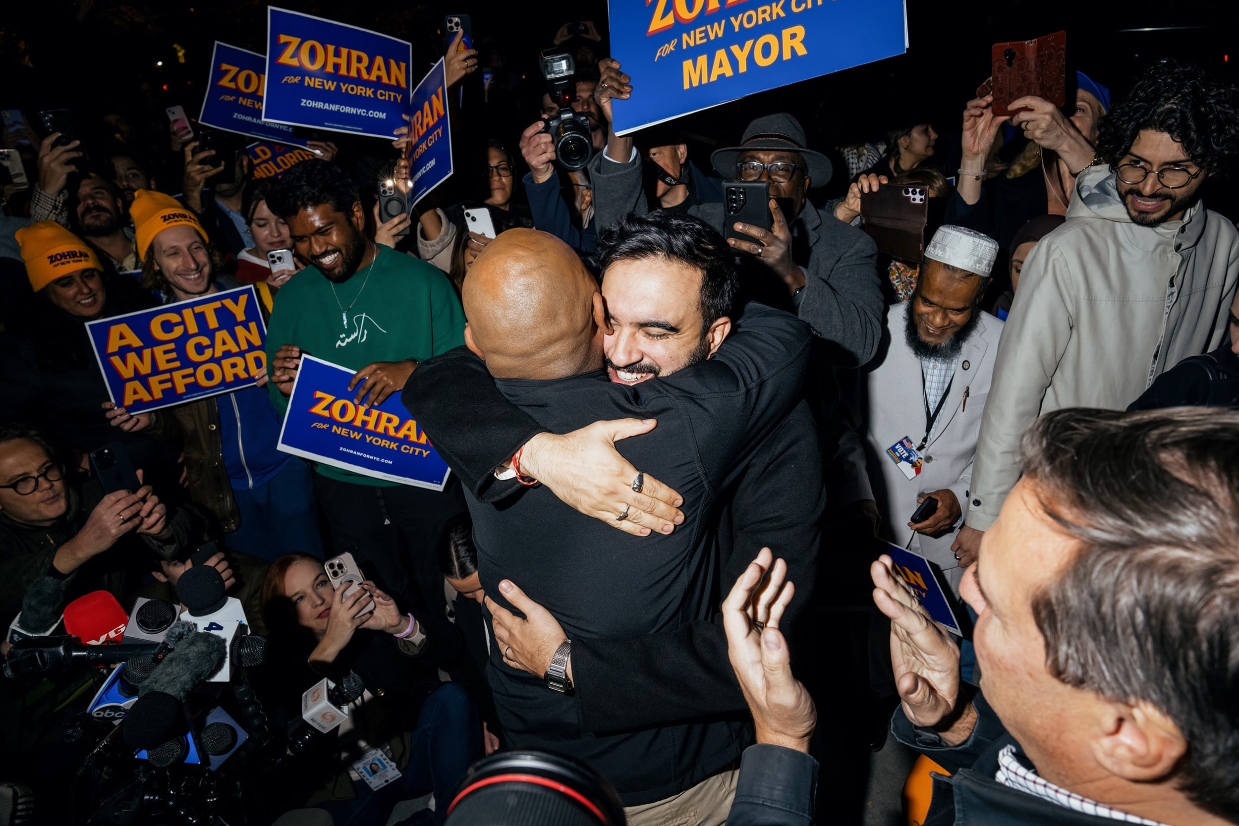 Zohran Mamdani at a campaign event in New York City on Nov. 3, 2025.