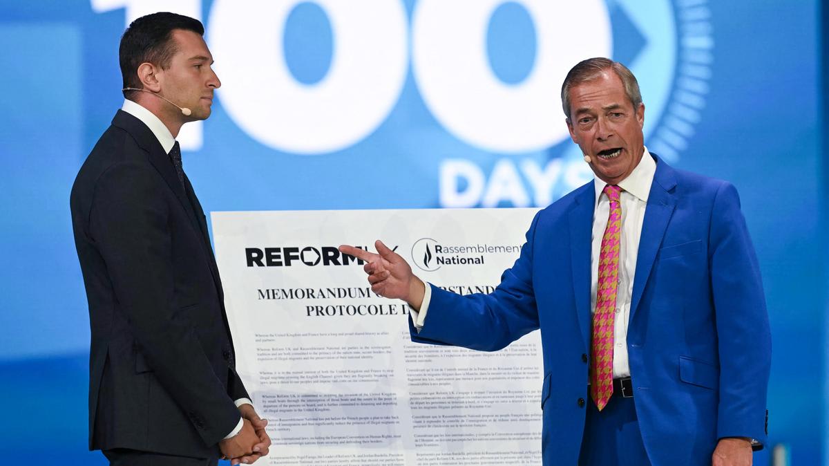 Immigration : l'accord entre Jordan Bardella et Nigel Farage vivement contesté