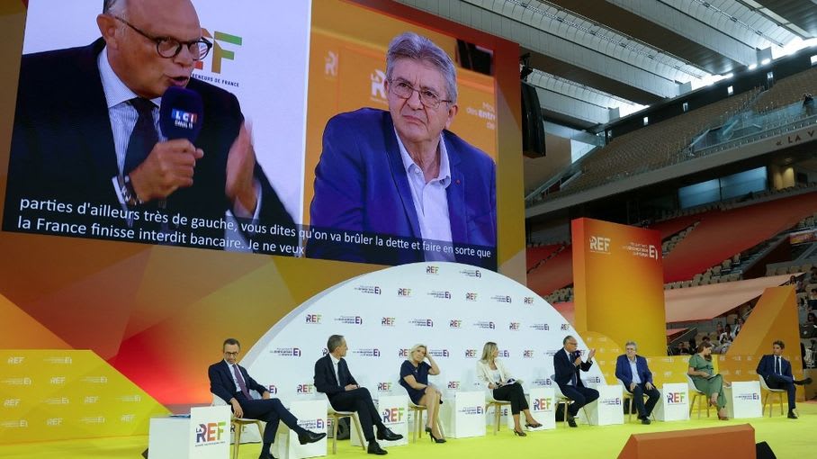 Économie : les principaux candidats à la présidentielle débattent au rassemblement du Medef
