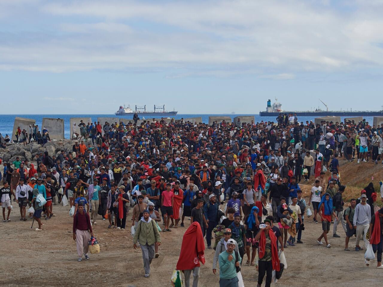 Migrants à Ceuta : un rapport de la police espagnole pointe la passivité marocaine