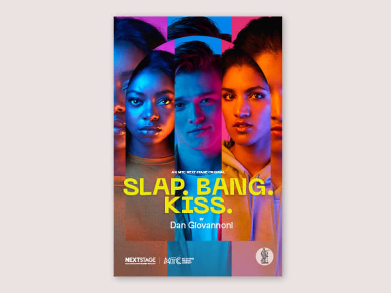 Artwork for SLAP. BANG. KISS. Script