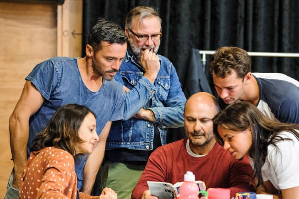 A View from the Bridge in rehearsal