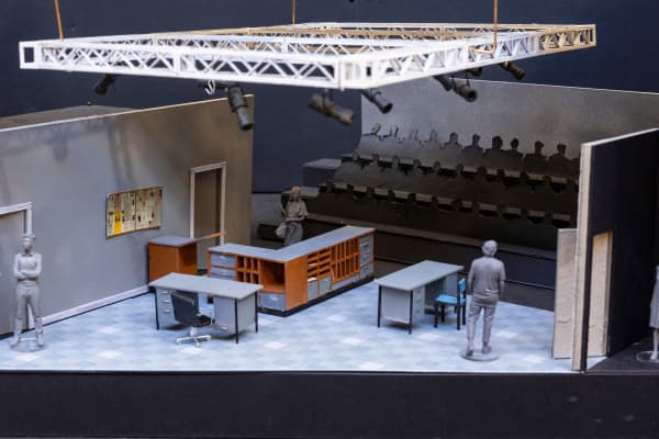 The Removalists set model. Photo: Charlie Kinross