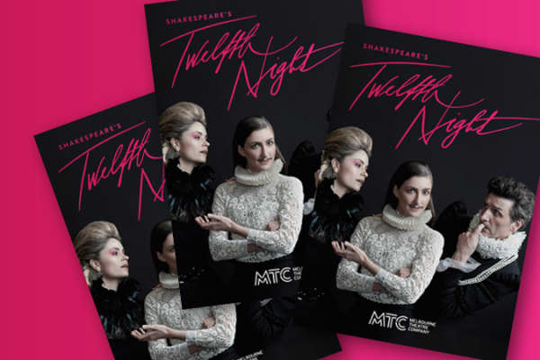 Artwork for Twelfth Night programme