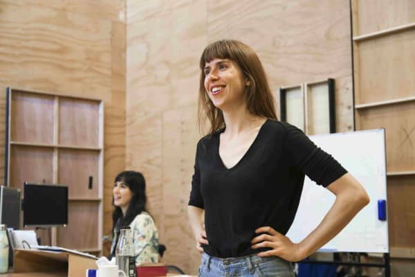 Prue Clark in rehearsal