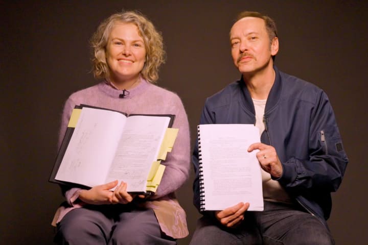 Artwork for Script Notes with Anne-Louise Sarks and Steve Mouzakis