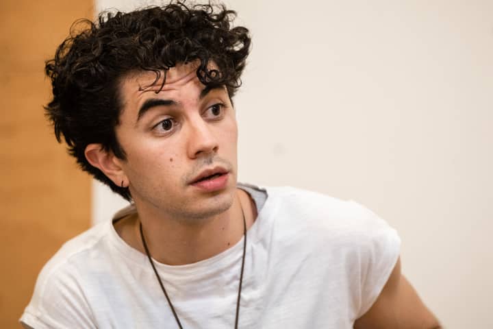 Karl Richmond during rehearsals for The Lifespan of a Fact. Photo: Charlie Kinross