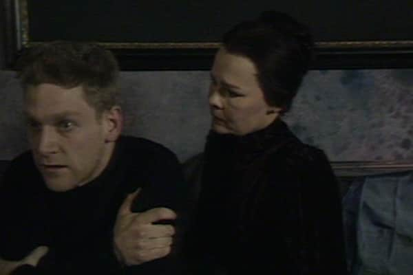 Kenneth Branagh and Judi Dench in the BBC Theatre Night production of 'Ghosts' (1987)