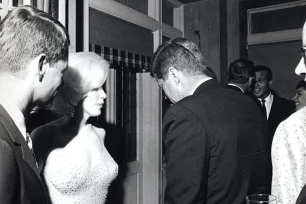 Marilyn Monroe meets JFK