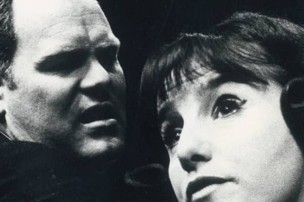 Malcolm Robertson with Elaine Cusick in Joe Egg (1968)