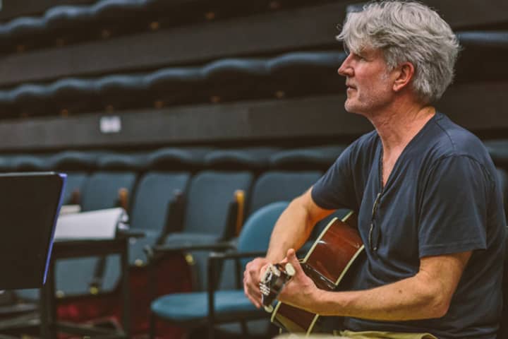 Tim Finn in Ladies in Black rehearsals