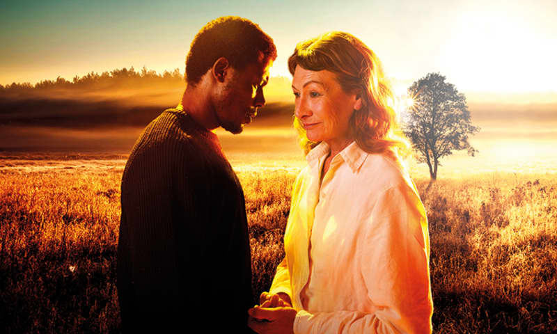 Pacharo Mzembe and Gillian Jones in Solomon and Marion