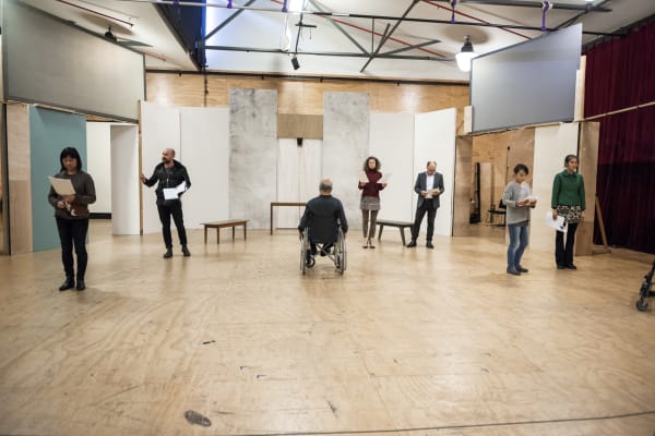 Artwork for Golden Shield in rehearsal