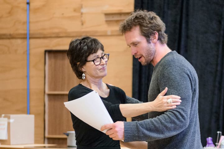 Artwork for The Architect in rehearsal