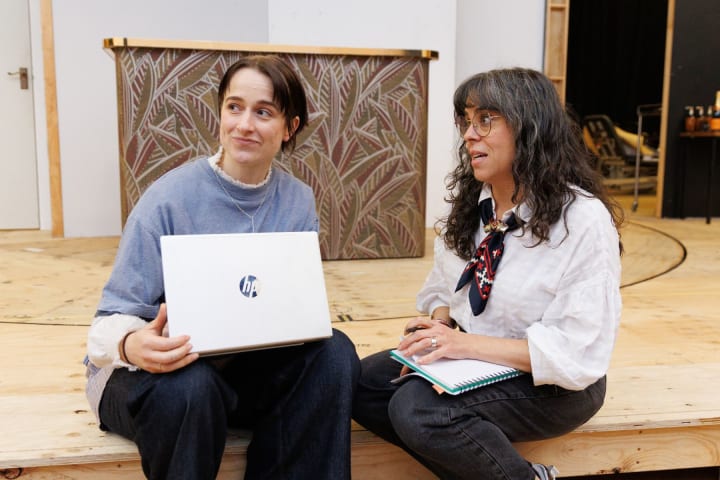 Artwork for Ask the Director | Leticia Cáceres and MinterEllison Future Director Laura McKenzie