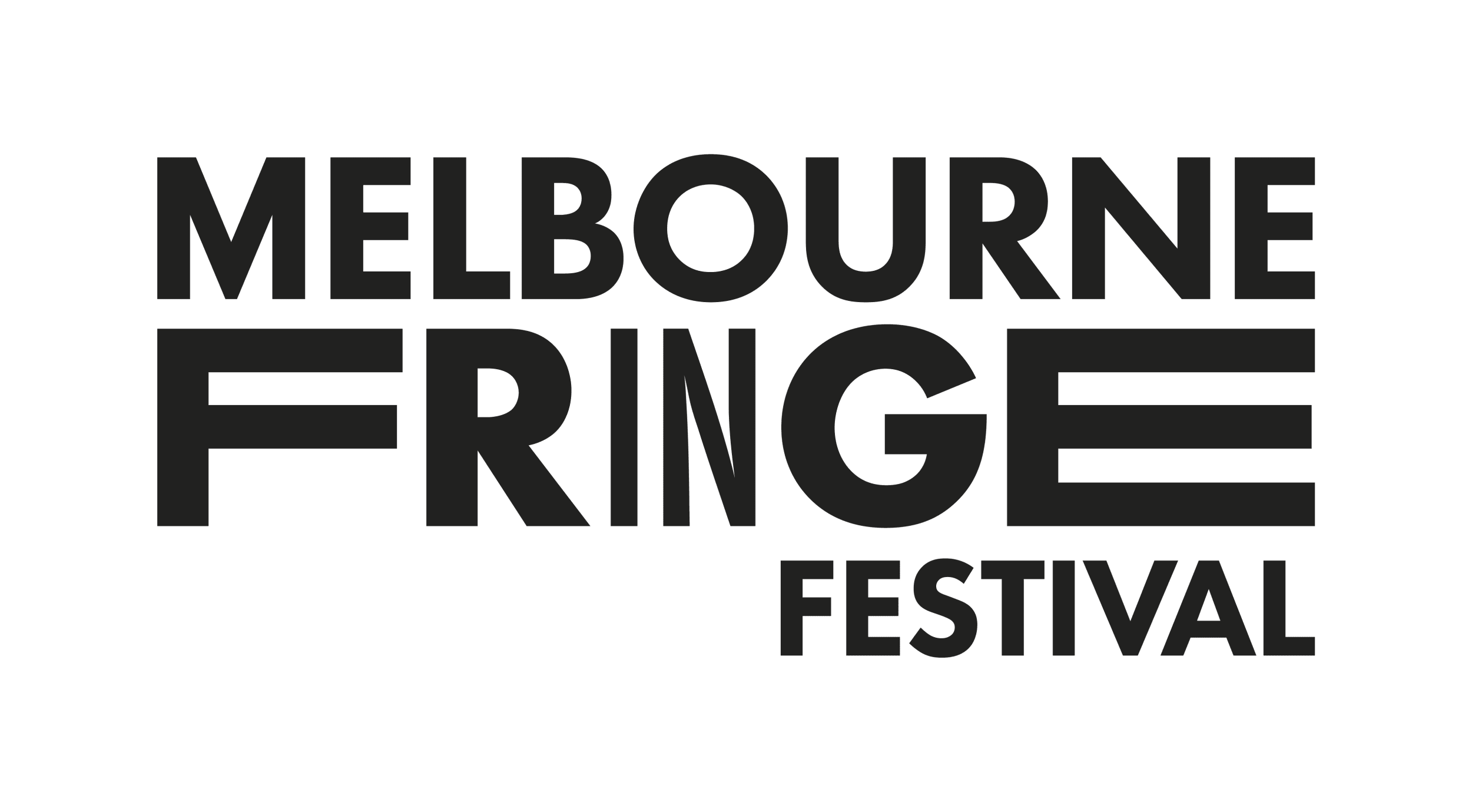 Melbourne Fringe 2024 Logo Festival Black d54adb