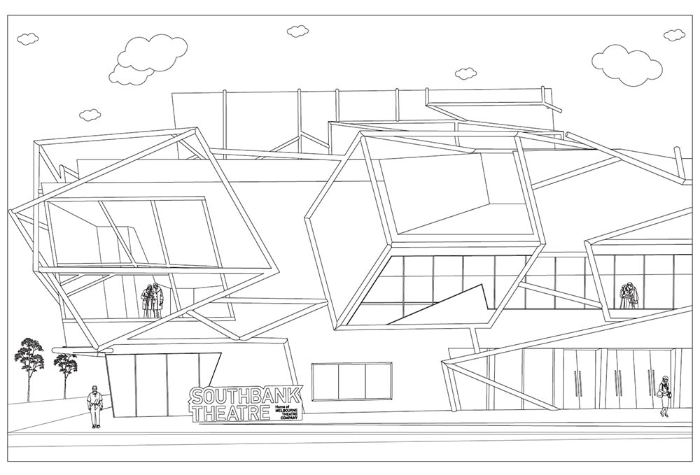 SouthbankTheatre ColouringPage h82fgy