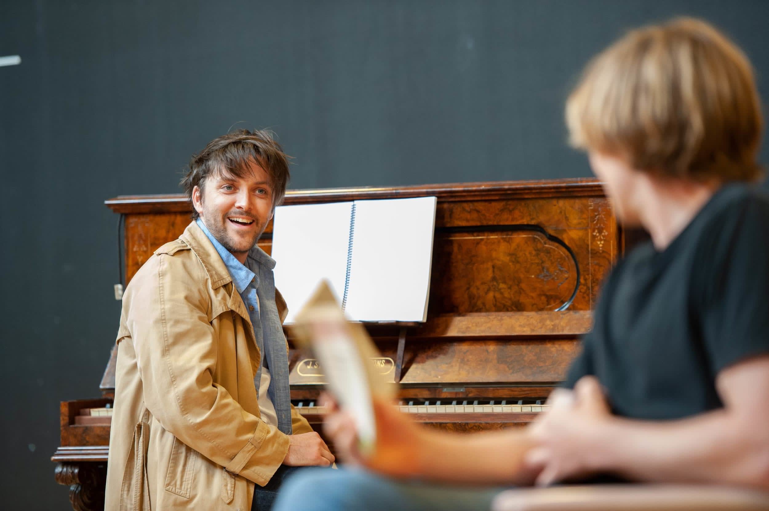 Gabriel Fancourt in rehearsal