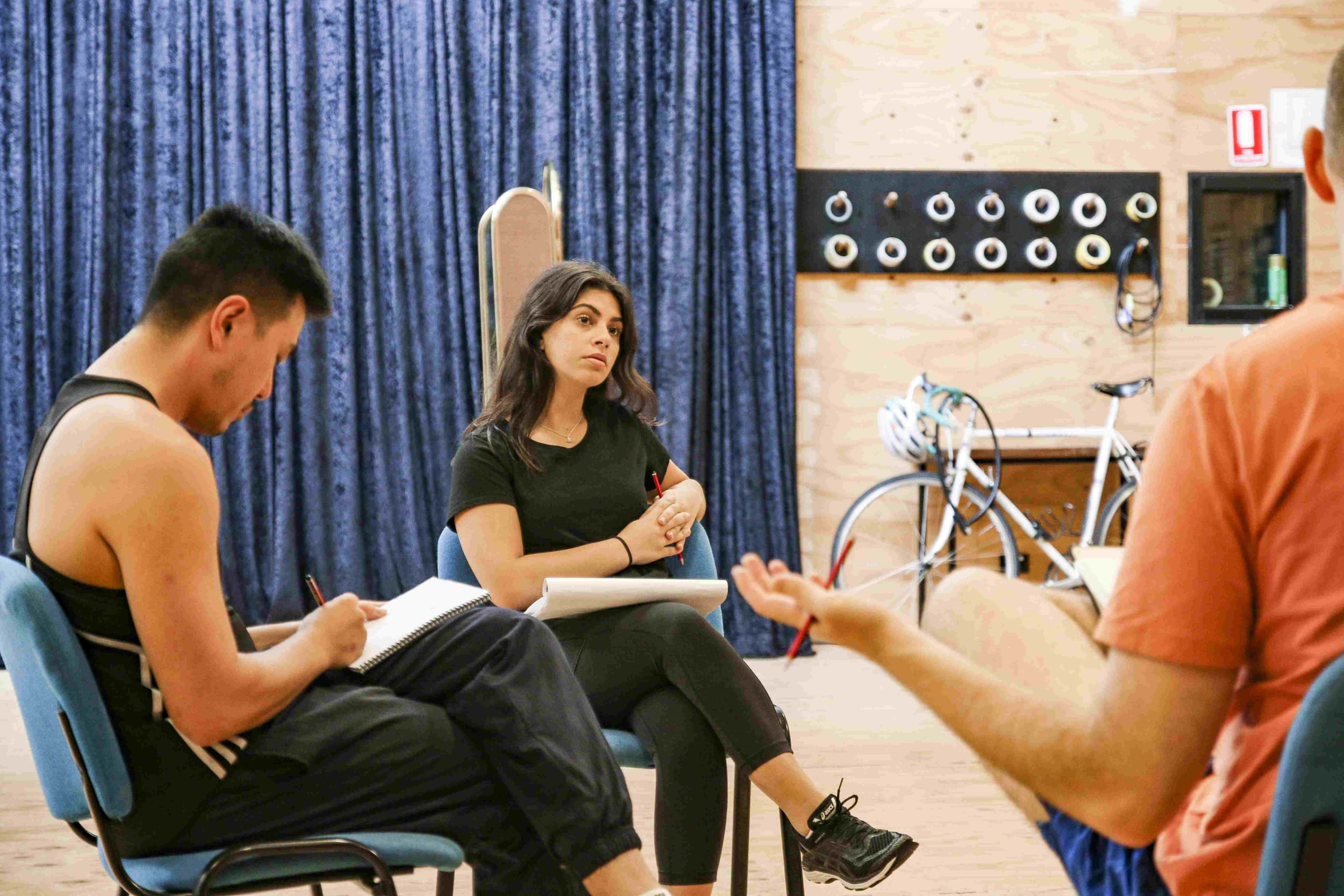 Izabella Yena in rehearsal