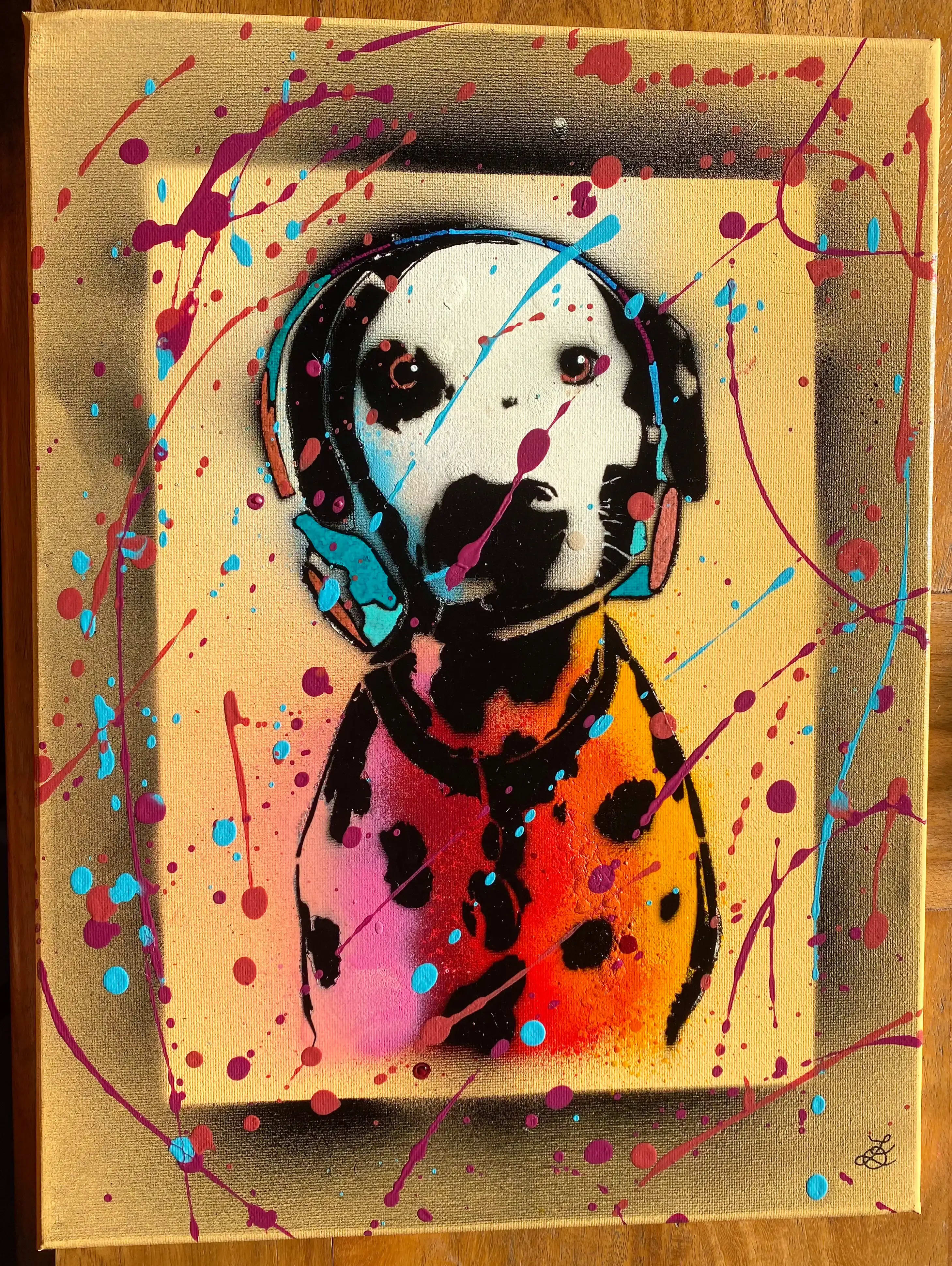 Dalmatien Street Art – Tableau Unique et Moderne