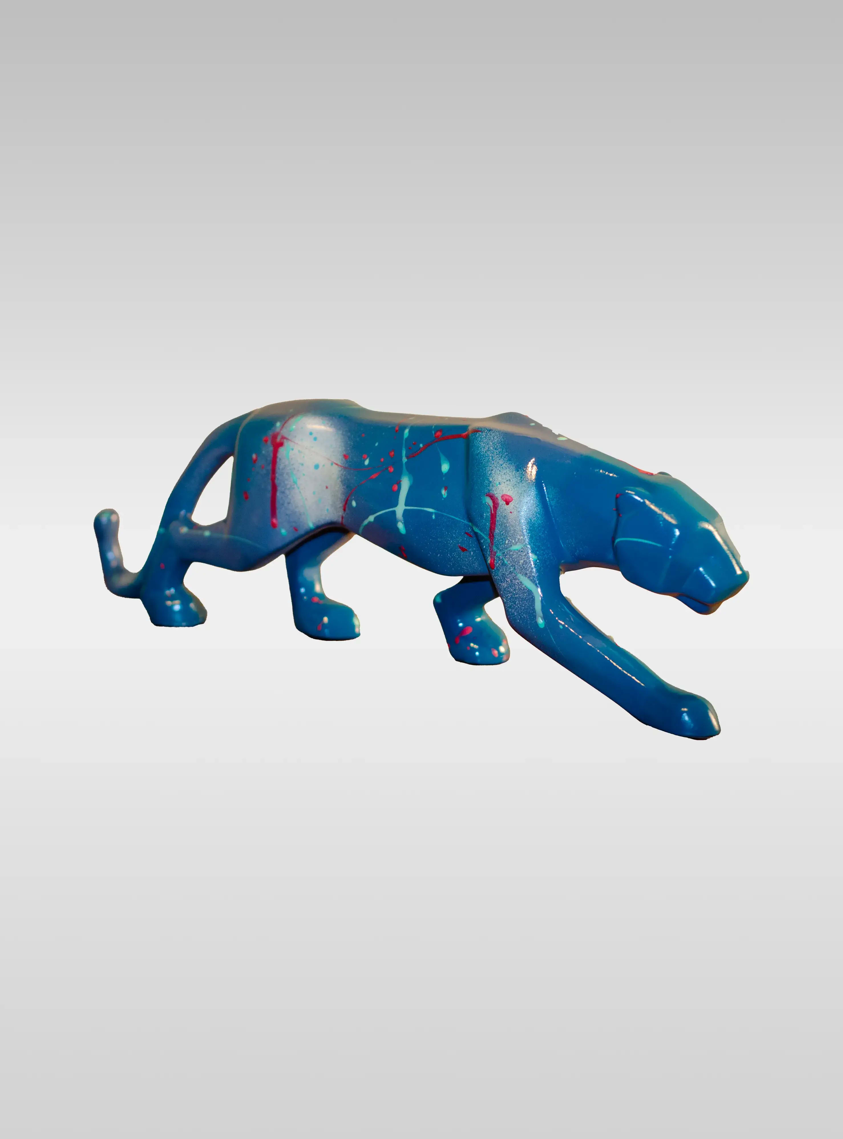 Panthère Bleue - Éclat Sauvage