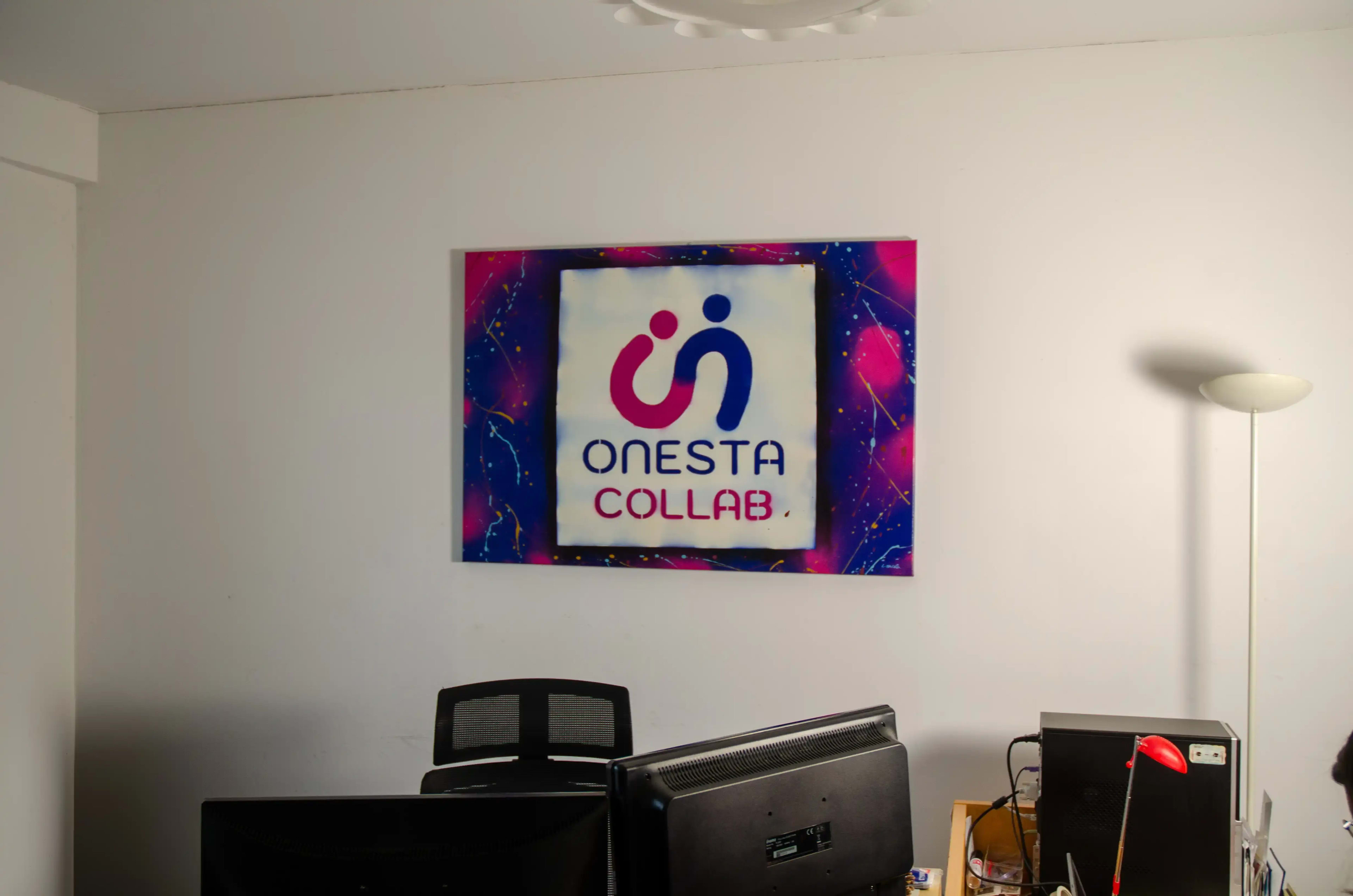 Toile Logo société Onesta Collab