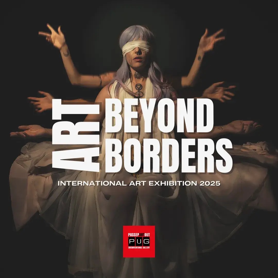 🌍 Première exposition internationale : Art Beyond Borders – Milan, Italie — 2025, exposition de Laura Onesta