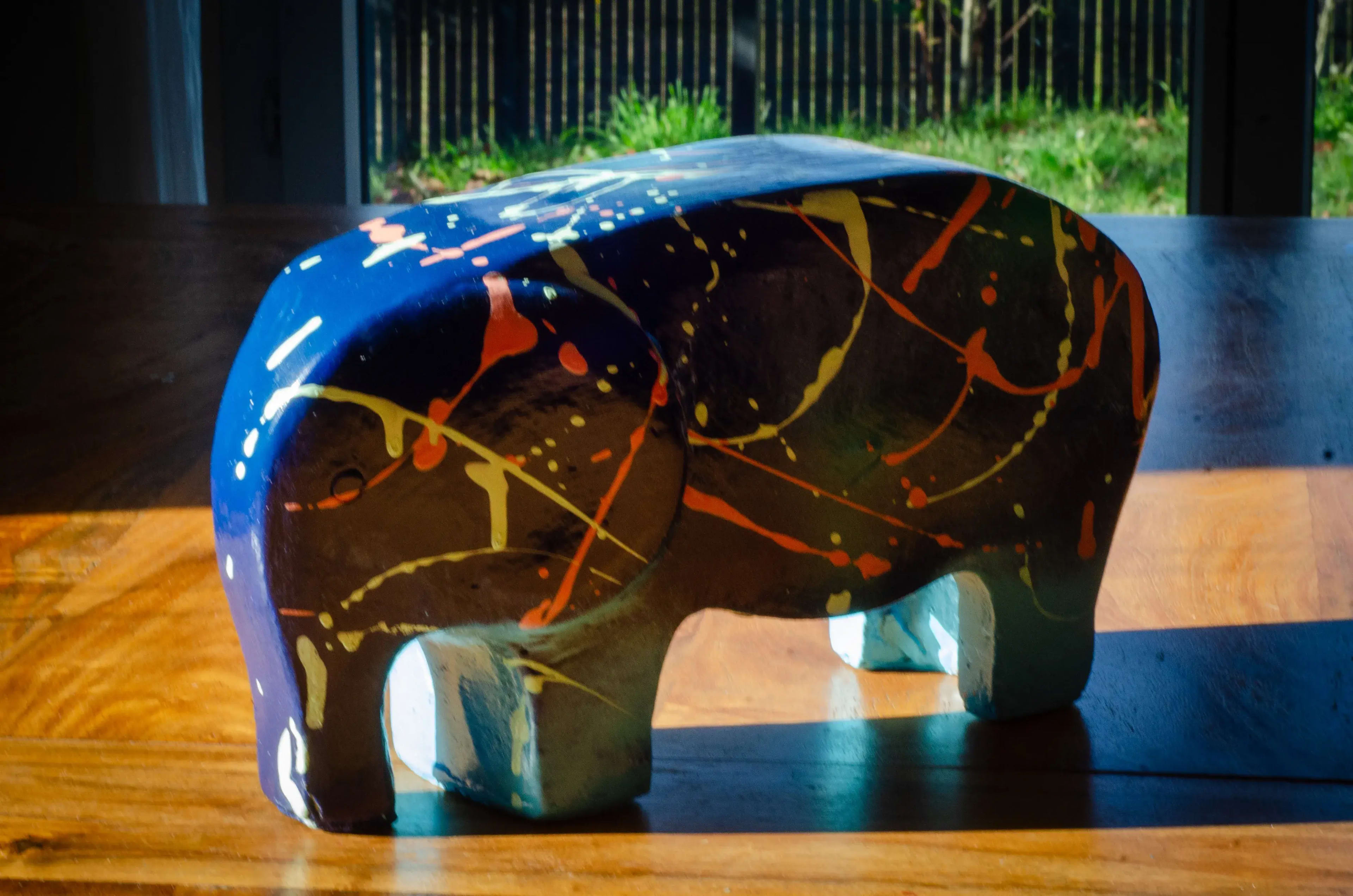 ’Éclabousseur Créatif – Eléphant en céramique 2