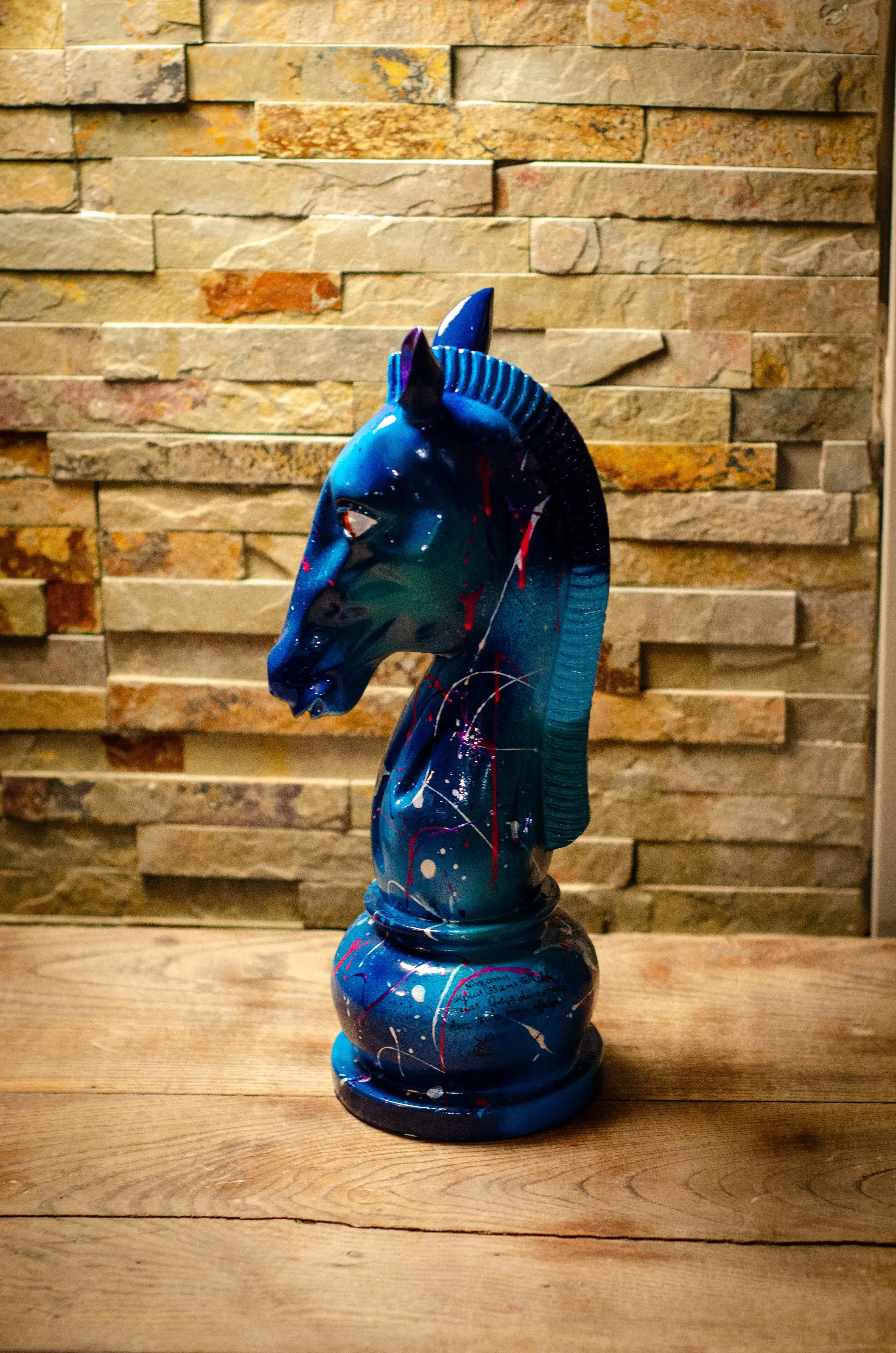 Cheval bleu 1