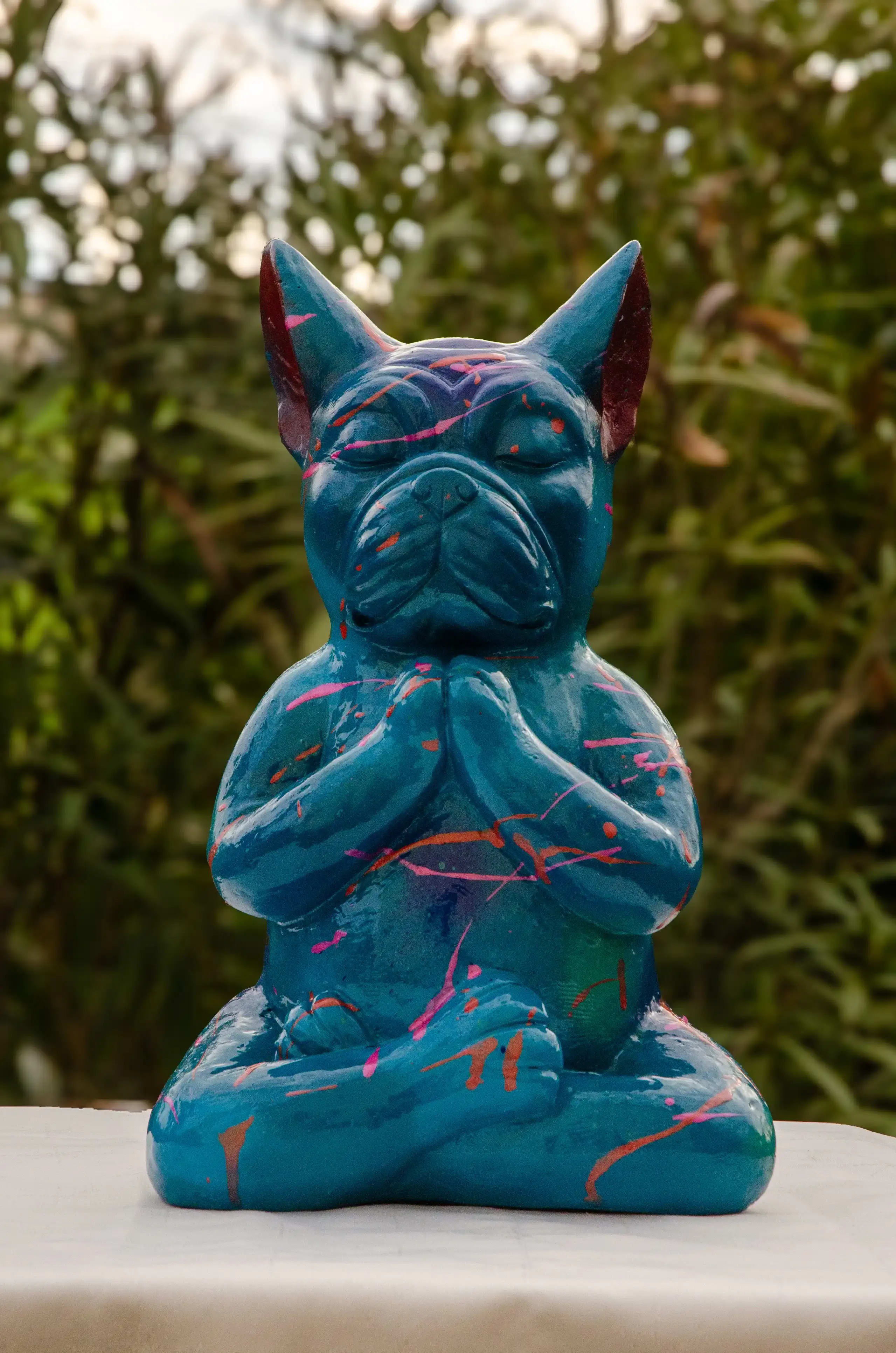 Dogi Lama - Statue de chien en résine 1