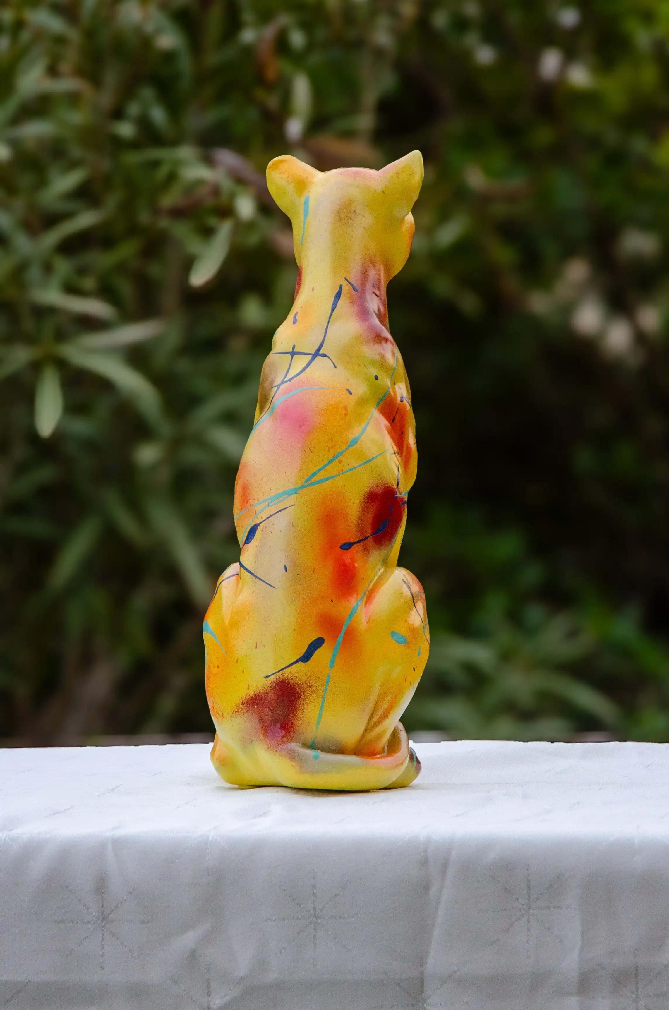 Panthera Solis – Statue panthère en résine 1