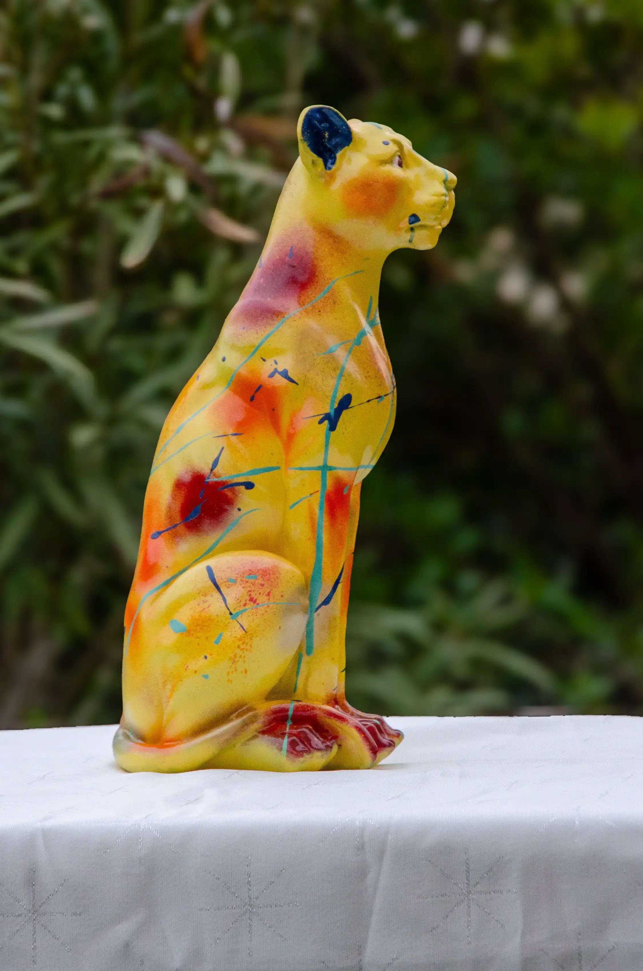 Panthera Solis – Statue panthère en résine 2