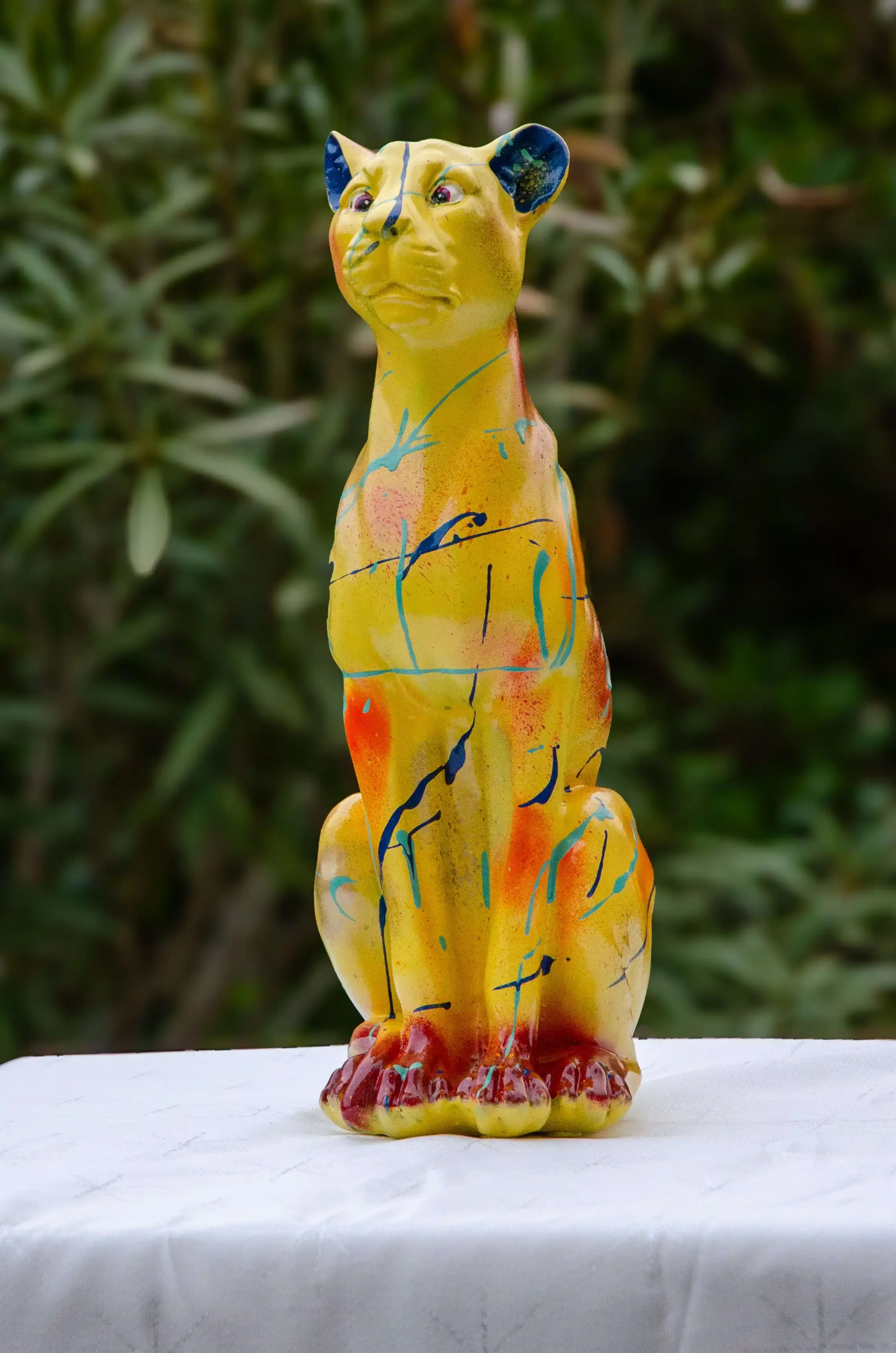 Panthera Solis – Statue panthère en résine 3
