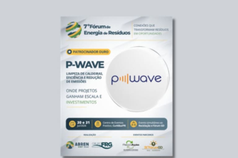 P-WAVE garante patrocínio ouro no 7º Fórum de Energia de Resíduos em Curitiba