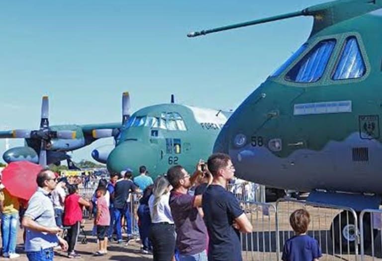 FAB abre Portões Abertos Brasília Air Show na Base Aérea com acesso gratuito