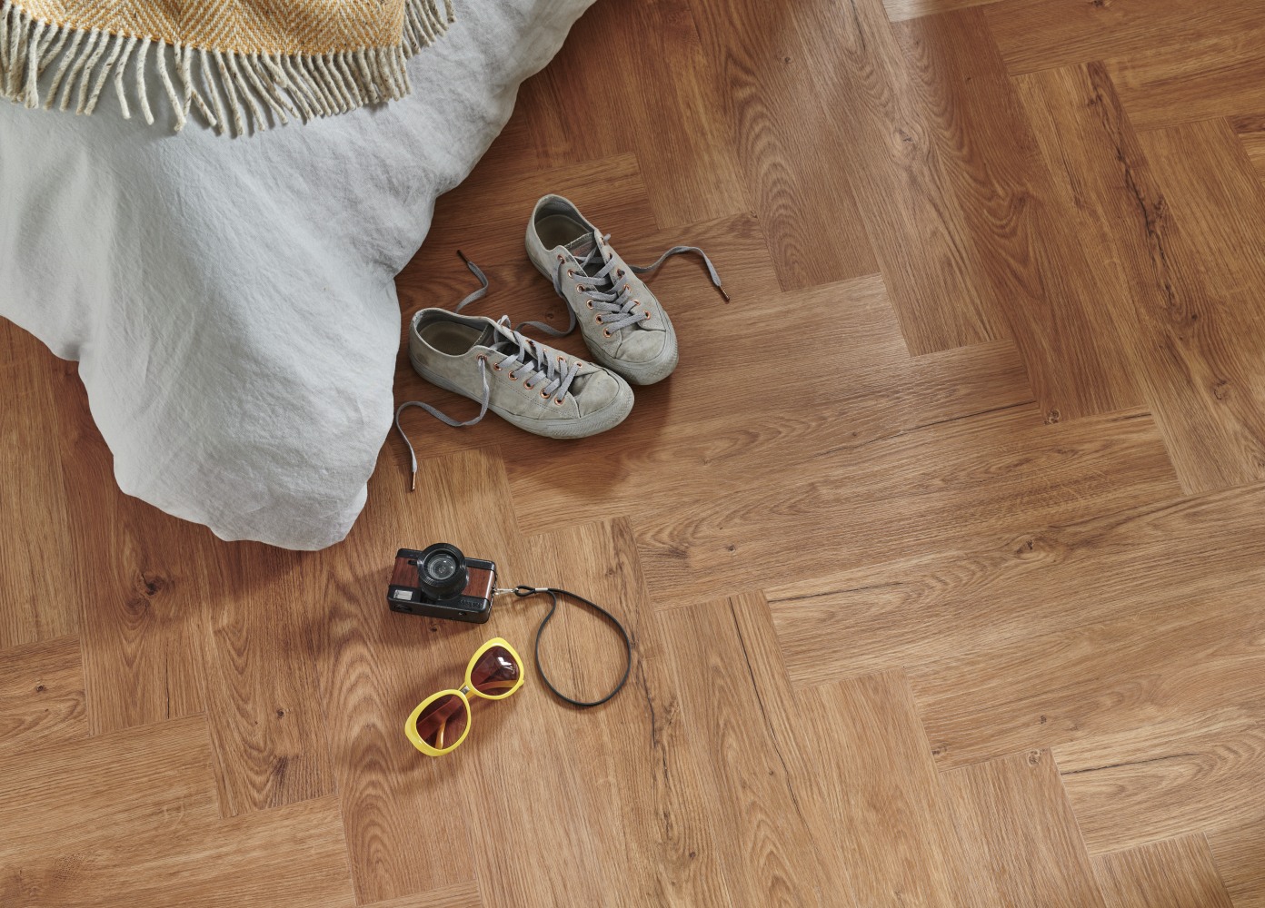 Vintage Oak Herringbone Flooring