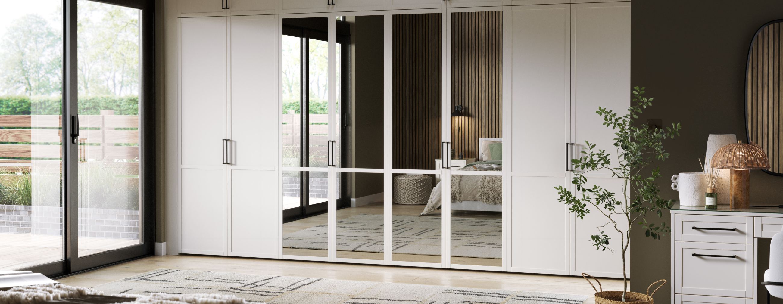 Slim fitted wardrobes top