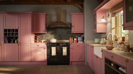 Kate pink kitchen