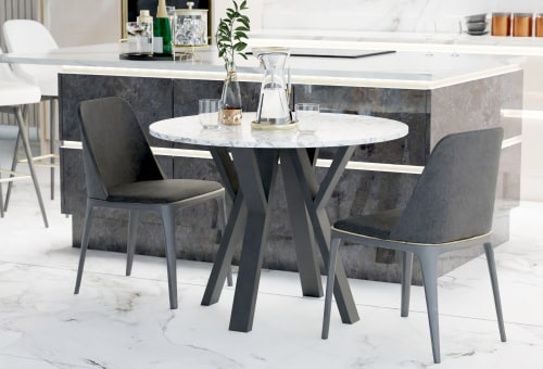 Circular dining tables