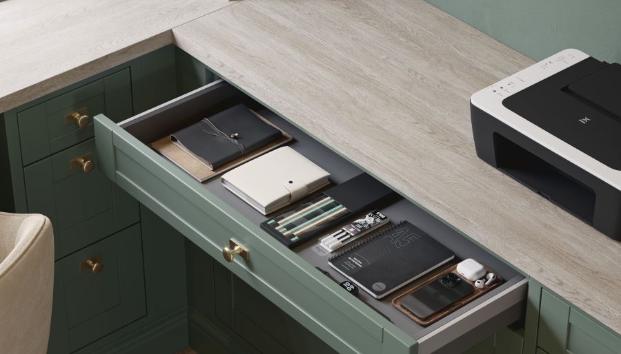 Inframe Shaker Classic Ermine Office in Moss Green | Matt | Wren