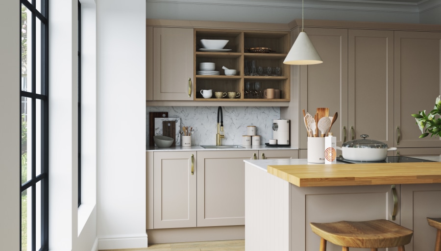 Infinity Shaker Chelsea Cashmere | Wren Kitchens