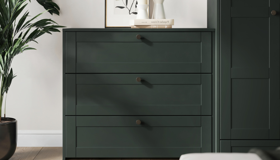 Dark Green Bedroom Furniture UK | Modern Styles | Wren
