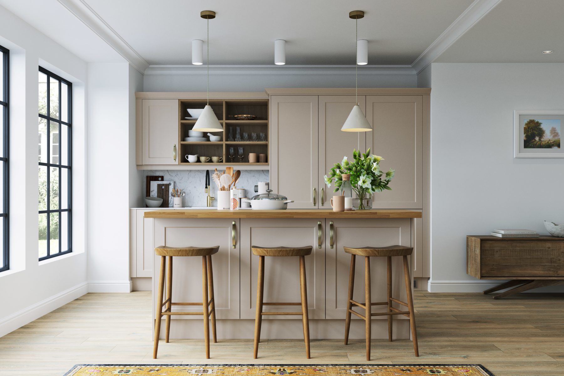 Infinity Shaker Chelsea Cashmere | Wren Kitchens