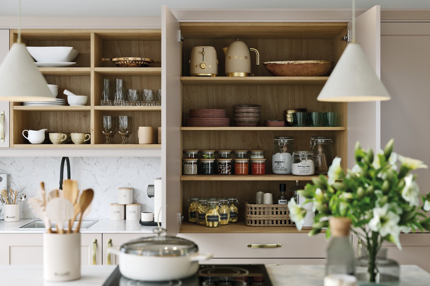 Infinity Shaker Chelsea Cashmere | Wren Kitchens