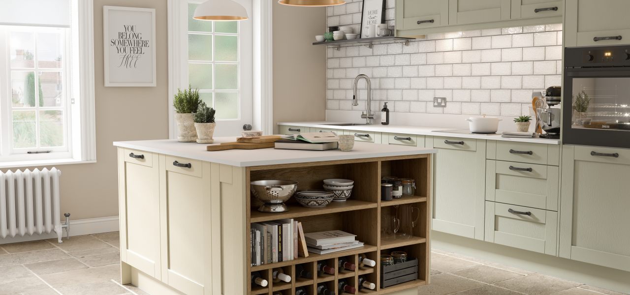 Shaker Forest Kitchen in Thyme kitchen