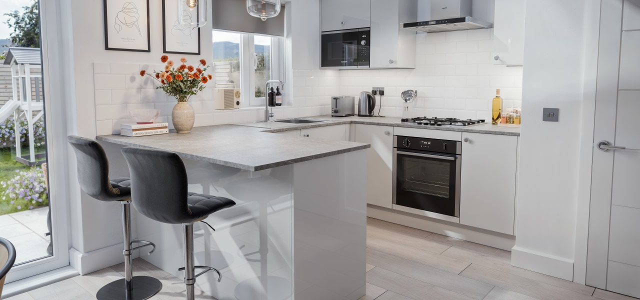 Autograph Kitchen in Pebble Grey Gloss kitchen