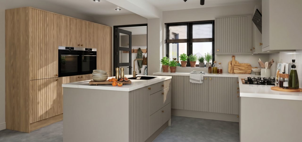 Athena Kitchen in Pebble Grey Matt kitchen