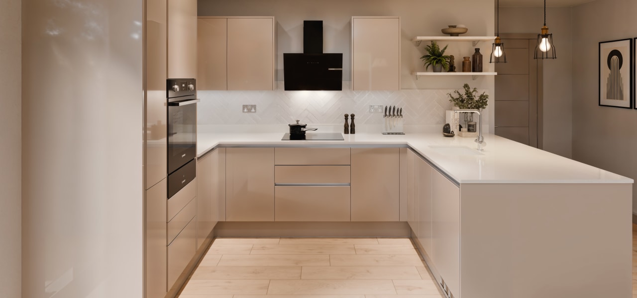Linea Autograph Kitchen in Cashmere Gloss kitchen