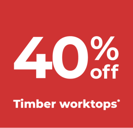 40%的所有木材台面