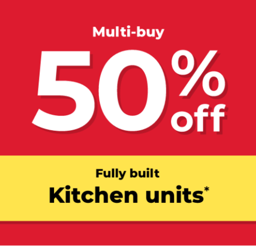 MULTI-BUY 50%完全建好厨房的单位